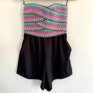 SMALL Bandage Rainbow Romper WOW Couture